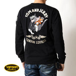 画像をギャラリービューアに読み込む, VANSON TJV-2526 Tom &amp; Jerry collaboration embroidered jersey long-sleeved T-shirt

