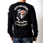画像をギャラリービューアに読み込む, VANSON TJV-2526 Tom &amp; Jerry collaboration embroidered jersey long-sleeved T-shirt
