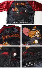 画像をギャラリービューアに読み込む, VANSON TJV-2536 Tom &amp; Jerry collaboration reversible sukajan jacket
