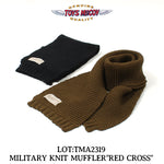 画像をギャラリービューアに読み込む, TOYS McCOY Lot,TMA2319 Military Knit Muffler &quot;Red Cross&quot;

