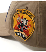画像をギャラリービューアに読み込む, TOYS McCOY Lot,TMA2601 MILITARY COTTON HERRINGBONE CAP "FELIX THE CAT"
