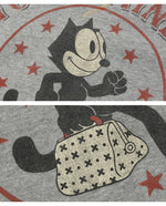 Load image into Gallery viewer, Toys Mccoy Lot,TMC2361 MILITARY SWEAT SHIRT FELIX THE CAT &quot;TOUGH MINDED&quot;
