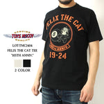 画像をギャラリービューアに読み込む, Toys Mccoy Lot,TMC2404 S/S T-Shirt FELIX THE CAT TEE &quot;105TH ANNIV.&quot;

