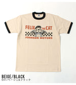 画像をギャラリービューアに読み込む, TOYS McCOY Lot,TMC2438 Felix the cat TEE &quot;Johnson Motors&quot;
