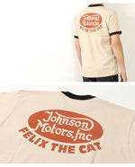 画像をギャラリービューアに読み込む, TOYS McCOY Lot,TMC2438 Felix the cat TEE &quot;Johnson Motors&quot;
