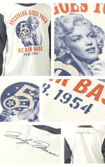 Load image into Gallery viewer, TOYS McCOY  TMC2544   LONG SLEEVE TEE MARILYN MONROE &quot;ANYTHING GOES TOUR&quot;
