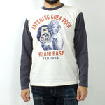 Load image into Gallery viewer, TOYS McCOY  TMC2544   LONG SLEEVE TEE MARILYN MONROE &quot;ANYTHING GOES TOUR&quot;
