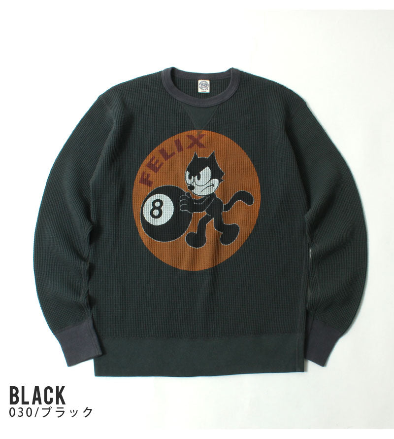TOYS McCOY TMC2546 BIG WAFFLE CREW NECK SHIRT "FELIX 8 BALL"