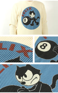 TOYS McCOY TMC2546 BIG WAFFLE CREW NECK SHIRT "FELIX 8 BALL"