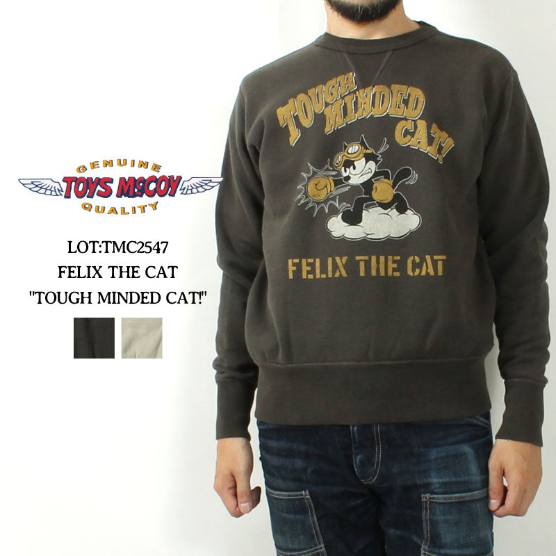 TOYS McCOY  TMC2547  HEAVYWEIGHT SWEAT SHIRT FELIX THE CAT "TOUGH MINDED CAT!"