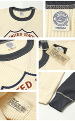Load image into Gallery viewer, TOYS McCOY  BIG WAFFLE CREW NECK SHIRT SNOOPY &quot;U.S.COAST GUARD&quot; TMC2549
