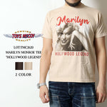 Load image into Gallery viewer, TOYS McCOY Lot,TMC2620 S/S T-Shirt MARILYN MONROE TEE "HOLLYWOOD LEGEND"

