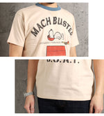 画像をギャラリービューアに読み込む, TOYS McCOY Lot,TMC2627 S/S T-Shirt PEANUTS TEE SNOOPY "MACH BUSTER U.S.A.F."
