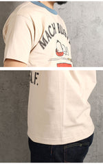 画像をギャラリービューアに読み込む, TOYS McCOY Lot,TMC2627 S/S T-Shirt PEANUTS TEE SNOOPY "MACH BUSTER U.S.A.F."
