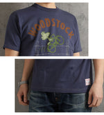 画像をギャラリービューアに読み込む, TOYS McCOY Lot,TMC2628 S/S T-Shirt PEANUTS TEE "WOODSTOCK KING OF COOL"
