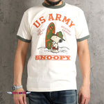 Load image into Gallery viewer, TOYS McCOY Lot,TMC2629 S/S T-Shirt PEANUTS TEE SNOOPY "U S ARMY"
