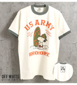 Load image into Gallery viewer, TOYS McCOY Lot,TMC2629 S/S T-Shirt PEANUTS TEE SNOOPY "U S ARMY"
