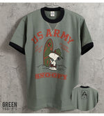 Load image into Gallery viewer, TOYS McCOY Lot,TMC2629 S/S T-Shirt PEANUTS TEE SNOOPY "U S ARMY"
