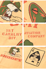 Load image into Gallery viewer, TOYS McCOY Lot,TMC2629 S/S T-Shirt PEANUTS TEE SNOOPY "U S ARMY"
