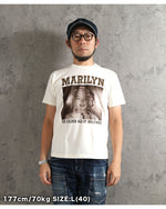 画像をギャラリービューアに読み込む, TOYS McCOY TMC2640 MARILYN MONROE TEE "THE GOLDEN AGE OF HOLLYWOOD"
