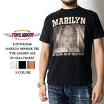 画像をギャラリービューアに読み込む, TOYS McCOY TMC2640 MARILYN MONROE TEE "THE GOLDEN AGE OF HOLLYWOOD"
