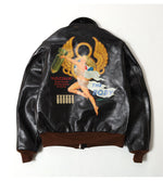 Load image into Gallery viewer, TOYS McCOY TMJ2517 TYPE A-2 ROUGH WEAR CLOTHING CO. FLYING FORTRESS "THE BODY" Leather Flight Jacket, Type A-2, 2025 Custom Model
