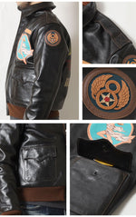 Load image into Gallery viewer, TOYS McCOY TMJ2517 TYPE A-2 ROUGH WEAR CLOTHING CO. FLYING FORTRESS "THE BODY" Leather Flight Jacket, Type A-2, 2025 Custom Model
