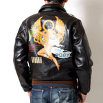 Load image into Gallery viewer, TOYS McCOY TMJ2517 TYPE A-2 ROUGH WEAR CLOTHING CO. FLYING FORTRESS "THE BODY" Leather Flight Jacket, Type A-2, 2025 Custom Model
