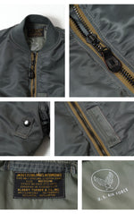 画像をギャラリービューアに読み込む, TOYS McCOY TMJ2533 TYPE MA-1 ALBERT TURNER MIL-J-8279A Flight Jacket Type MA-1
