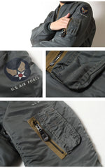 画像をギャラリービューアに読み込む, TOYS McCOY TMJ2533 TYPE MA-1 ALBERT TURNER MIL-J-8279A Flight Jacket Type MA-1
