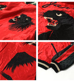 Load image into Gallery viewer, Tailor Toyo Lot,TT15491-165 Early 1950s - Mid 1950s Style Acetate Souvenir Jacket &quot;BLACK TIGER&quot; × &quot;GOLD DRAGON&quot;
