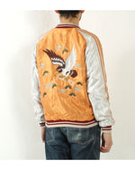 画像をギャラリービューアに読み込む, Taylor Toyo TT15682-119 Early 1950s Style Acetate Souvenir Jacket &quot;WHITE DRAGON&quot; × &quot;EAGLE&quot;
