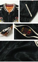 画像をギャラリービューアに読み込む, Taylor Toyo TT15682-119 Early 1950s Style Acetate Souvenir Jacket &quot;WHITE DRAGON&quot; × &quot;EAGLE&quot;
