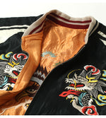 画像をギャラリービューアに読み込む, Taylor Toyo TT15682-119 Early 1950s Style Acetate Souvenir Jacket &quot;WHITE DRAGON&quot; × &quot;EAGLE&quot;
