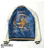 Load image into Gallery viewer, TAILOR TOYO Mid 1950s Style Acetate Souvenir Jacket &quot;WHITE TIGER&quot;×&quot;GOLD DRAGON&quot; TT15790-119
