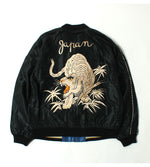 Load image into Gallery viewer, TAILOR TOYO Mid 1950s Style Acetate Souvenir Jacket &quot;WHITE TIGER&quot;×&quot;GOLD DRAGON&quot; TT15790-119
