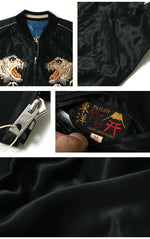 Load image into Gallery viewer, TAILOR TOYO Mid 1950s Style Acetate Souvenir Jacket &quot;WHITE TIGER&quot;×&quot;GOLD DRAGON&quot; TT15790-119
