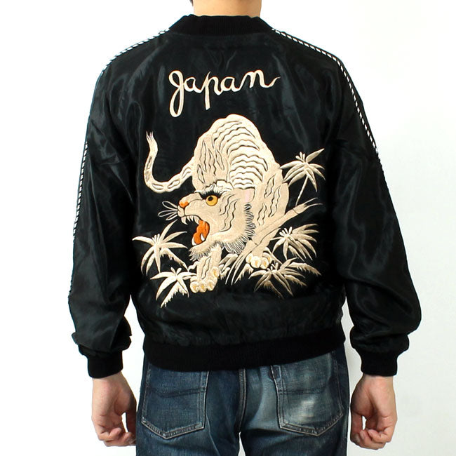 TAILOR TOYO Mid 1950s Style Acetate Souvenir Jacket "WHITE TIGER"×"GOLD DRAGON" TT15790-119