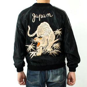 TAILOR TOYO Mid 1950s Style Acetate Souvenir Jacket "WHITE TIGER"×"GOLD DRAGON" TT15790-119