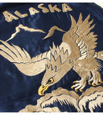 Load image into Gallery viewer, TAILOR TOYO  Late 1950s Style Acetate Souvenir Jacket &quot;ALASKAN EAGLE&quot;×&quot;DOG SLED&quot;  TT15790-128
