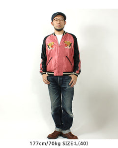 TAILOR TOYO  Mid 1950s Style Acetate Souvenir Jacket "EAGLE & TIGER"×"ROARING TIGER" TT15790-145