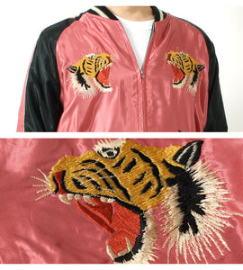 TAILOR TOYO  Mid 1950s Style Acetate Souvenir Jacket "EAGLE & TIGER"×"ROARING TIGER" TT15790-145
