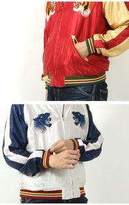 TAILOR TOYO  Mid 1950s Style Acetate Souvenir Jacket "EAGLE"×"BLUE TIGER"  TT15790-170