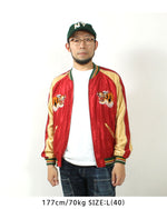 Load image into Gallery viewer, TAILOR TOYO  Mid 1950s Style Acetate Souvenir Jacket &quot;EAGLE&quot;×&quot;BLUE TIGER&quot;  TT15790-170
