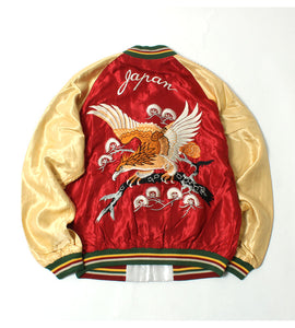 TAILOR TOYO  Mid 1950s Style Acetate Souvenir Jacket "EAGLE"×"BLUE TIGER"  TT15790-170