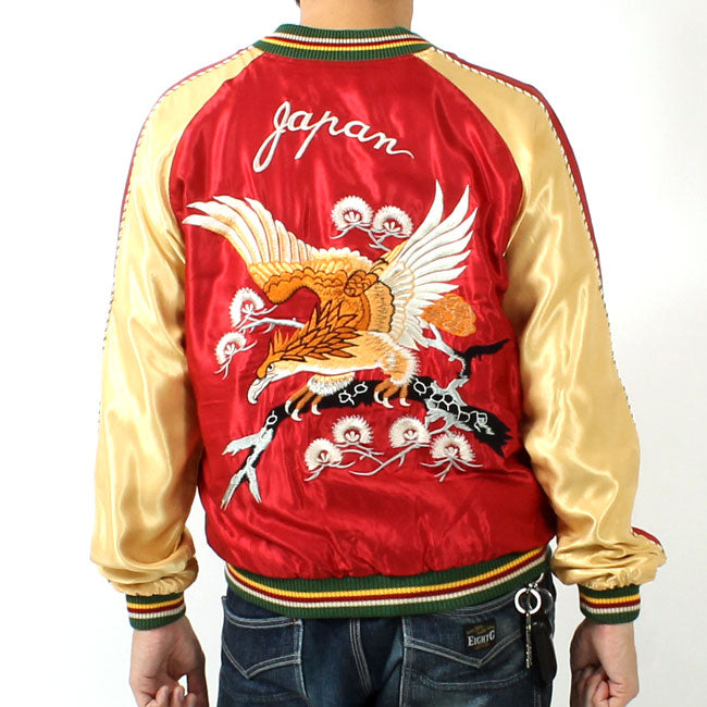 TAILOR TOYO  Mid 1950s Style Acetate Souvenir Jacket "EAGLE"×"BLUE TIGER"  TT15790-170