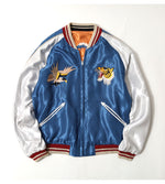Load image into Gallery viewer, TAILOR TOYO TT15877-125  Late 1950s Style Acetate Souvenir Jacket "TIGER HEAD"×"JAPAN MAP"
