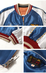 Load image into Gallery viewer, TAILOR TOYO TT15877-125  Late 1950s Style Acetate Souvenir Jacket "TIGER HEAD"×"JAPAN MAP"
