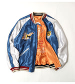 Load image into Gallery viewer, TAILOR TOYO TT15877-125  Late 1950s Style Acetate Souvenir Jacket "TIGER HEAD"×"JAPAN MAP"
