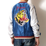 Load image into Gallery viewer, TAILOR TOYO TT15877-125  Late 1950s Style Acetate Souvenir Jacket "TIGER HEAD"×"JAPAN MAP"
